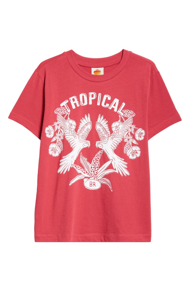 FARM Rio Tropical Cotton Graphic T-Shirt, Alternate, color,