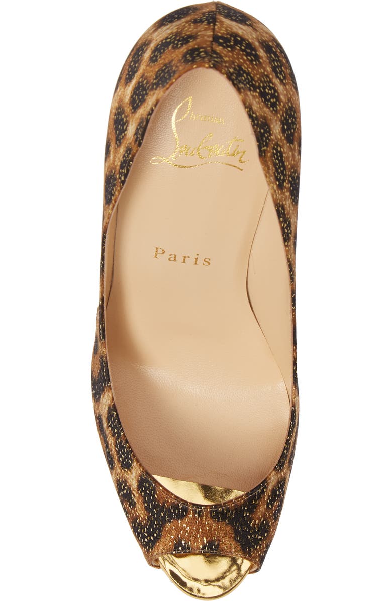 Christian Louboutin Feetish Peep Toe Platform Pump, Alternate, color,