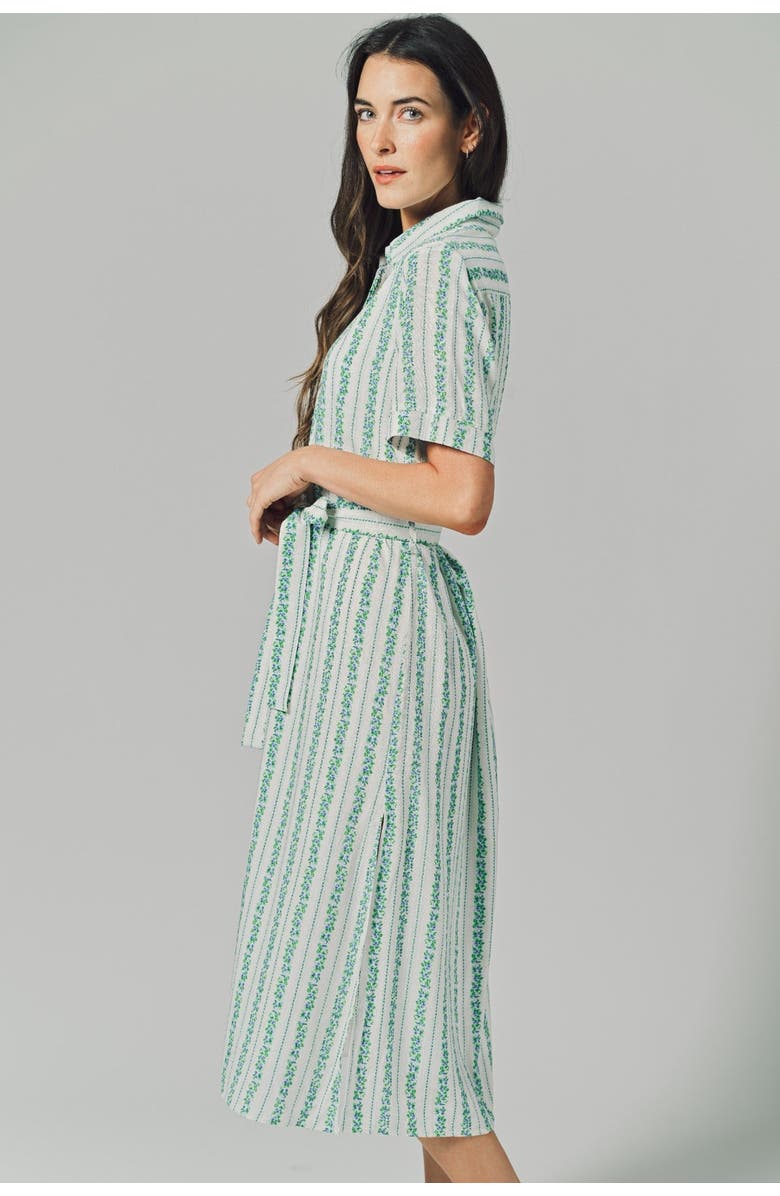 The Shirt The Short Sleeve Kara Dress, Alternate, color, Blue Floral Stripe