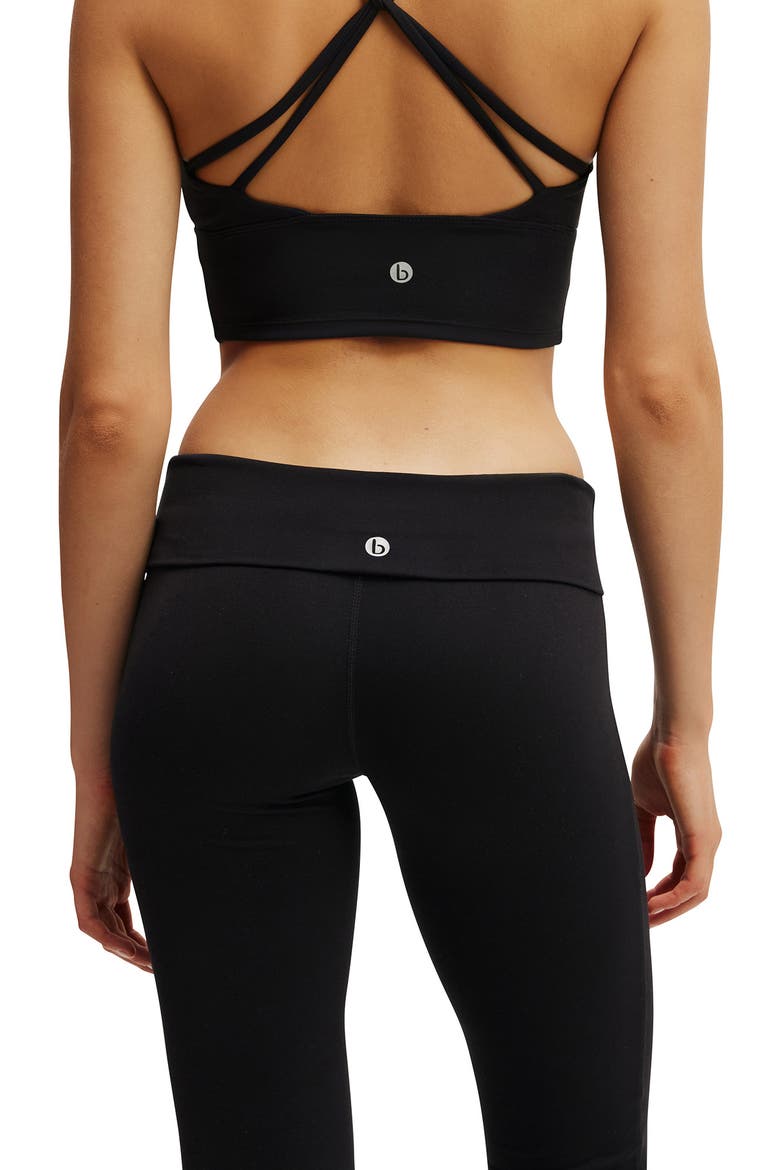 Women's Active Ultra Soft Roll Over Flare, Alternate, color, Black