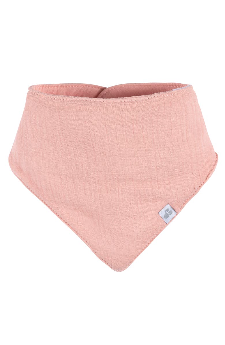 Just Born Muslin Bandana Bibs 4-Pack Pinks, Alternate, color, Pinks