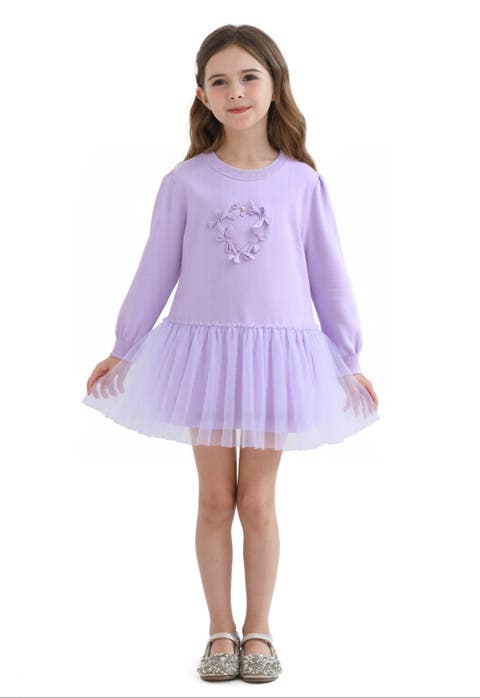 Heart Bow Dress (Toddler 
Little Kid)