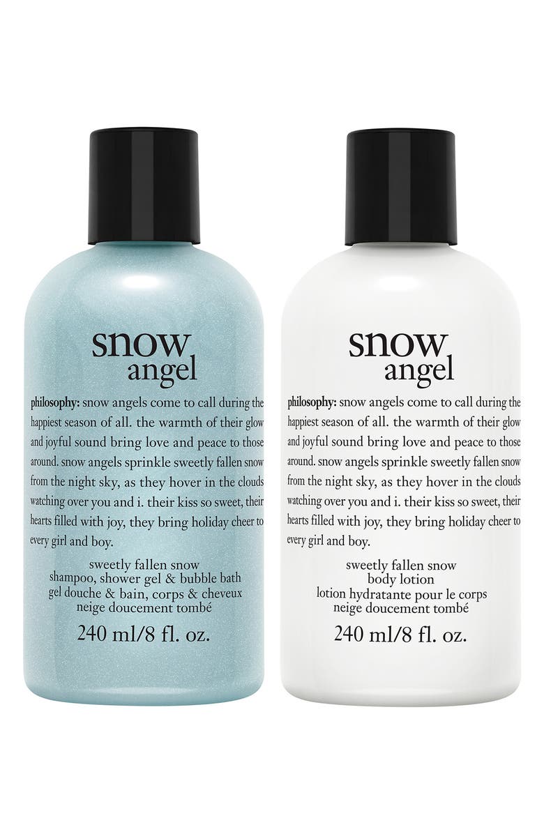 philosophy snow angel bath & body set, Alternate, color, 