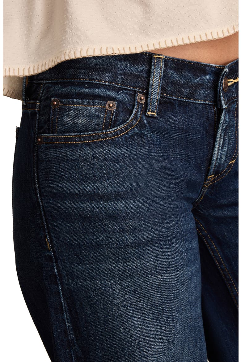 Ultra Low Rise Baggy Wide Leg Jeans, Alternate, color, DARK INK WASH