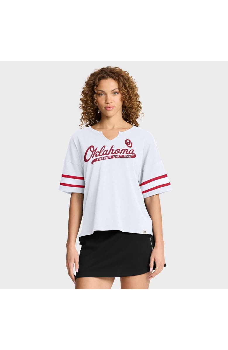 FANATICS Women's Fanatics White Oklahoma Sooners Hometown Premium Script T-Shirt, Main, color, White