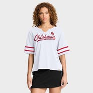 FANATICS Women's Fanatics White Oklahoma Sooners Hometown Premium Script T-Shirt