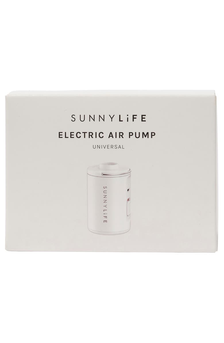 Sunnylife Electric Air Pumpwhiteusb Charging,Portable,Inflates Floats & Toys, Alternate, color, 