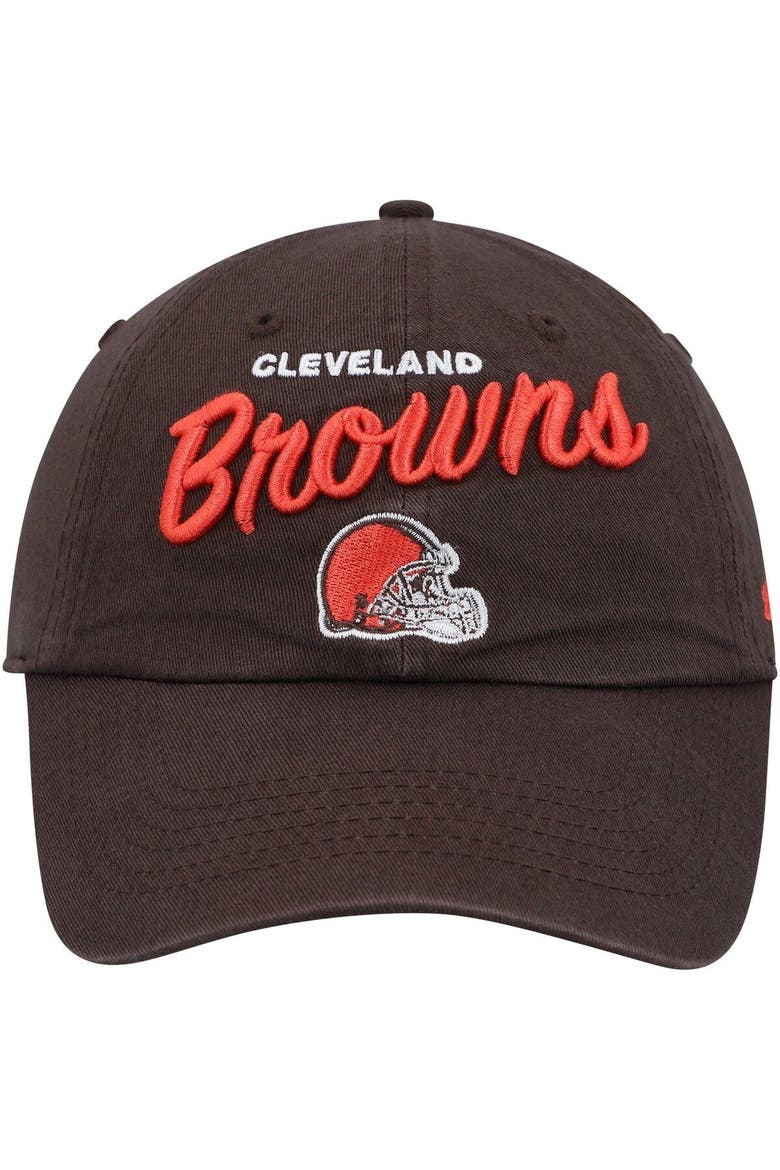 Women's '47 Brown Cleveland Browns Phoebe Clean Up Adjustable Hat, Alternate, color, Brown