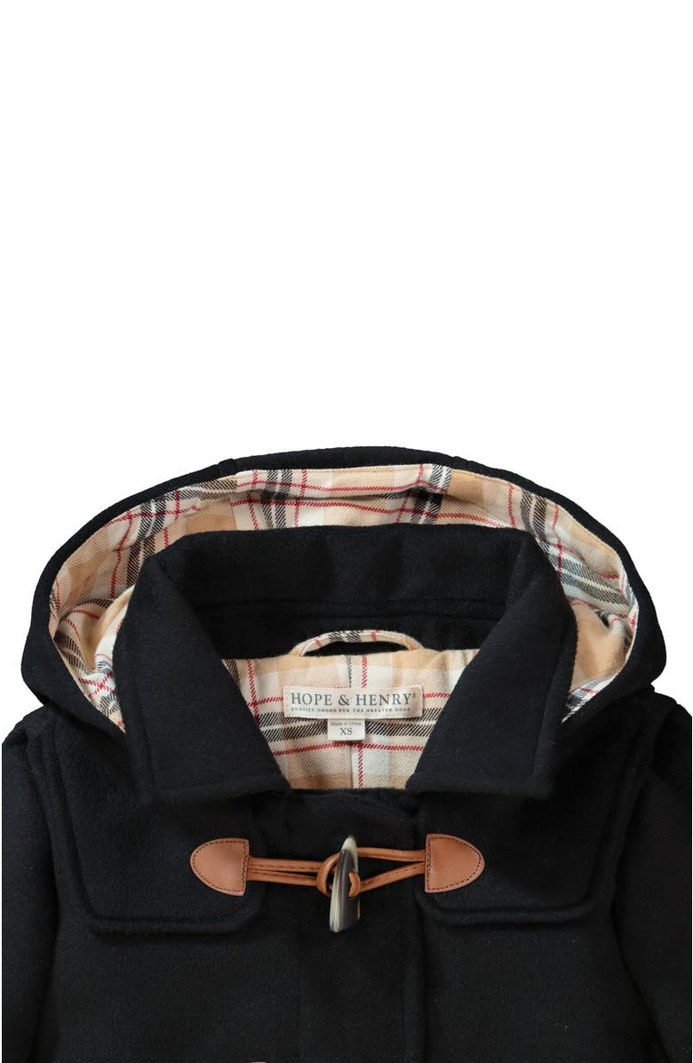 Hope & Henry Baby Girls' Unisex Toggle Duffle Coat, Infant, Alternate, color,