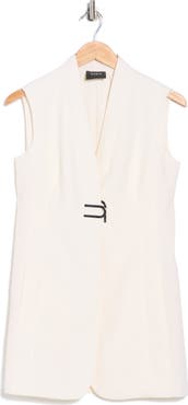 Akris Blizzard Sleeveless Wool Blend Jacket