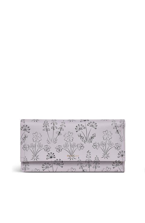 Wild Flowers Large Flapover Wallet