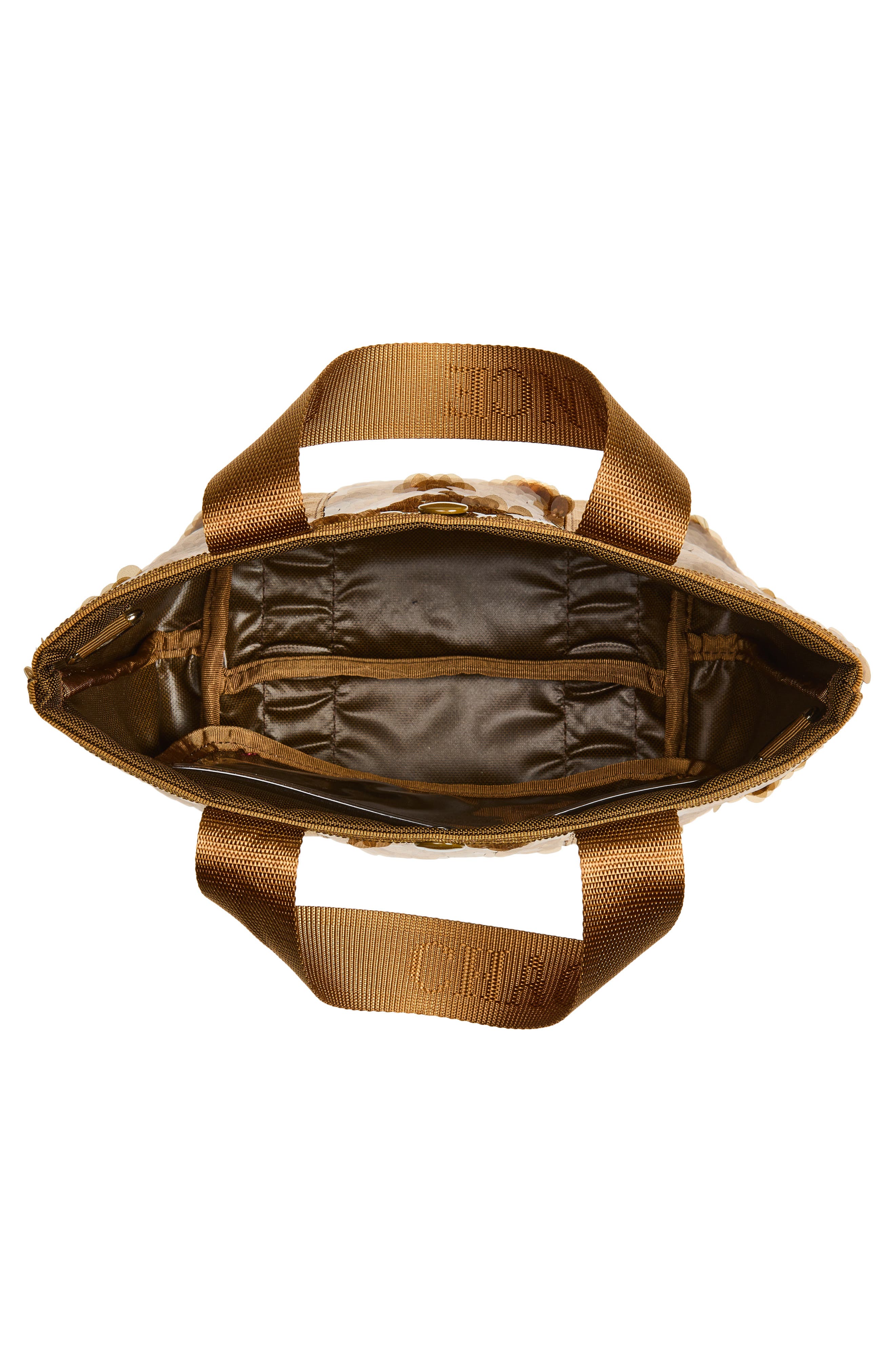 Undercover CHAOS/BALANCE Paillette Tote, Alternate, color, Brown