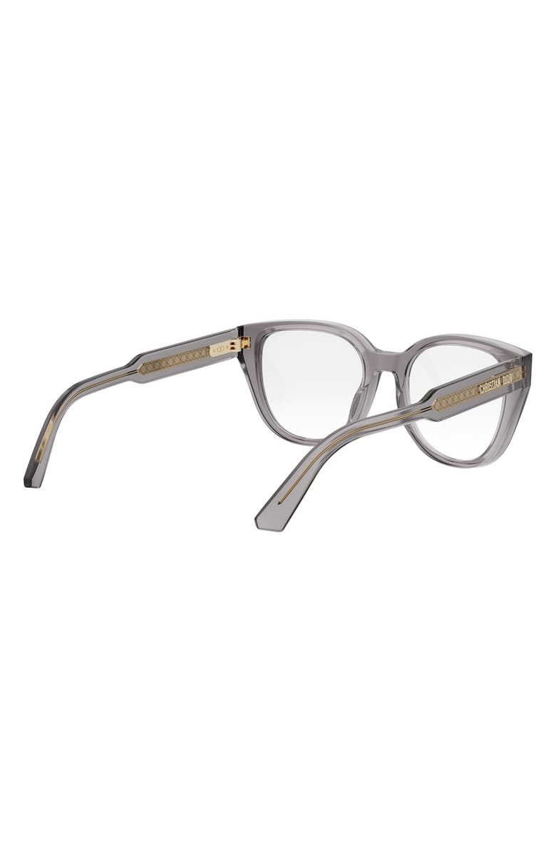 DIOR 'DiorPrismeO B1I 52mm Butterfly Eyeglasses, Alternate, color, Grey/ Other