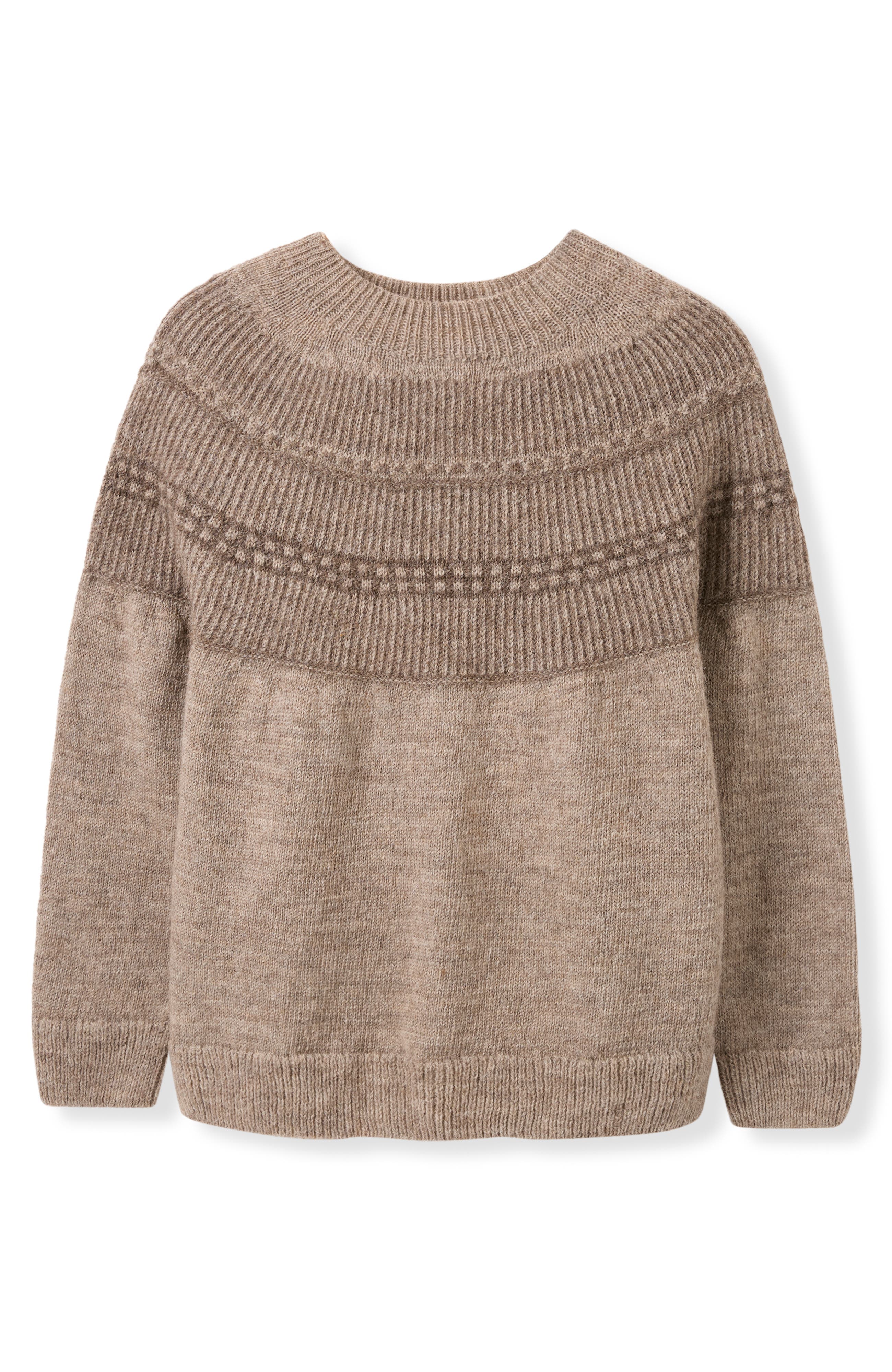 British Wool Yoke Pattern Sweater - image 2