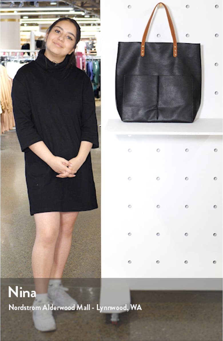 Lucie Faux Leather Tote, sales video thumbnail