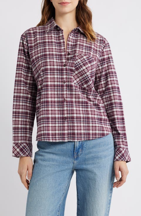 Bordeoux Check Shirt