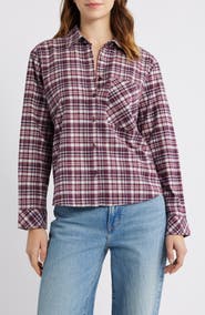 Brooklyn Industries Bordeoux Check Shirt