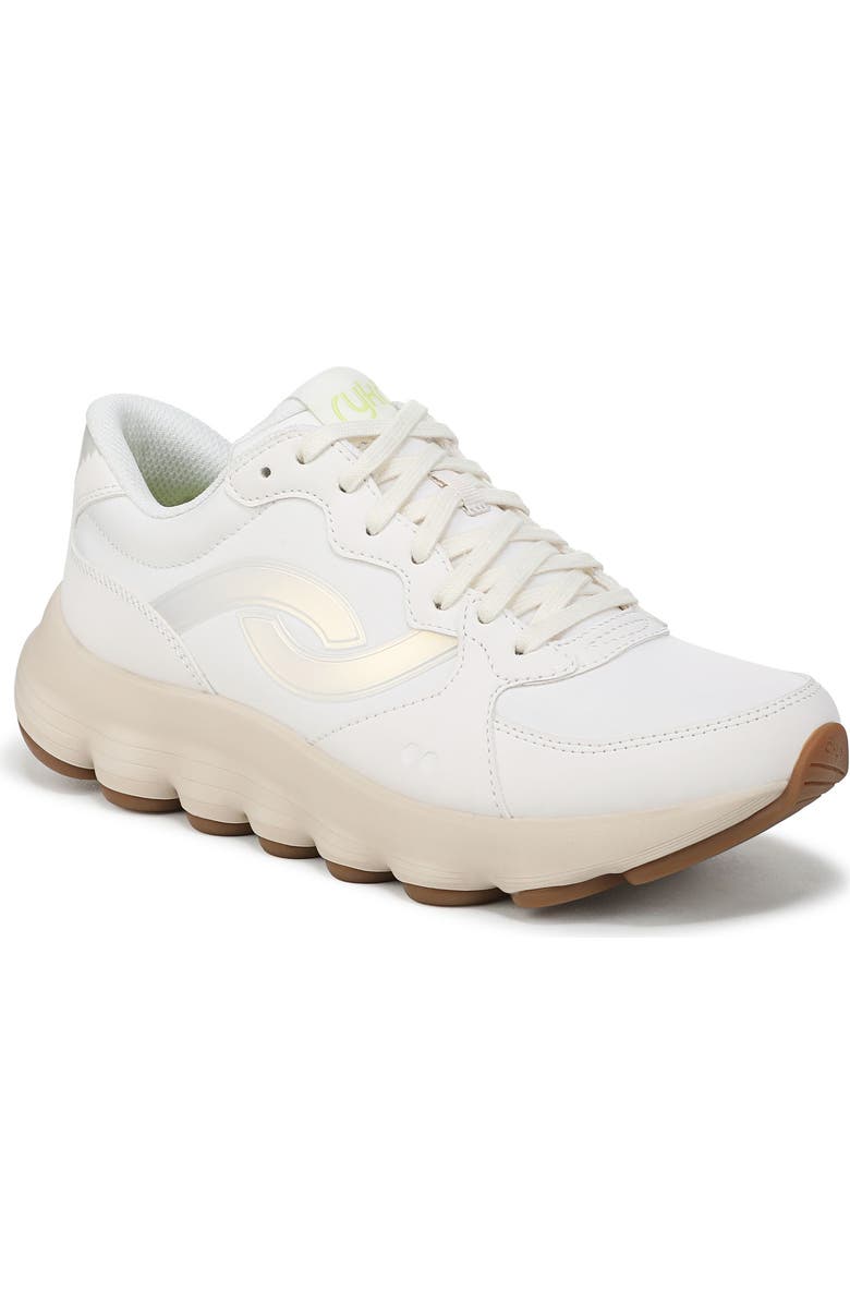 Rykä PodFlow Retro Walking Sneaker, Main, color, White Alyssum