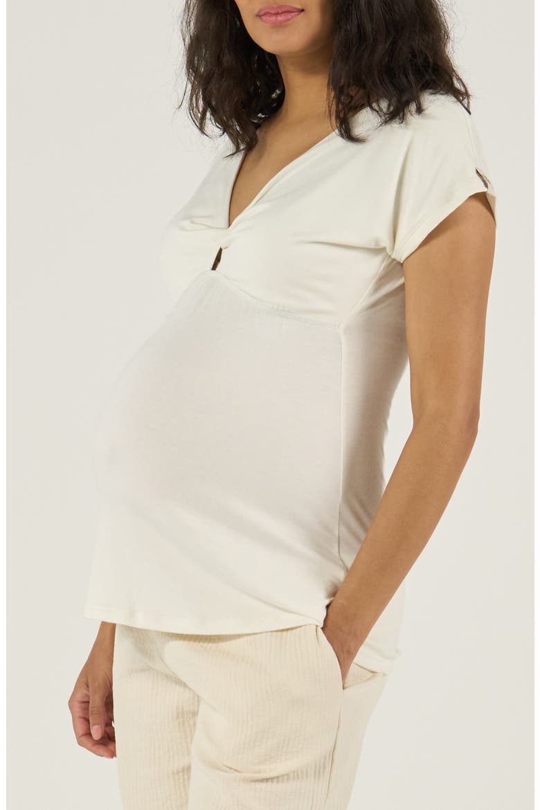 Maternity and nursing top Celia, Main, color, Natural