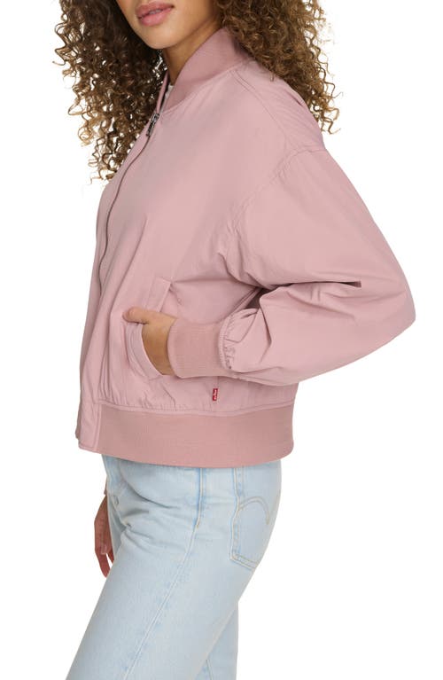 Levi's Relaxed Bomber Jacket In Dusty Rose