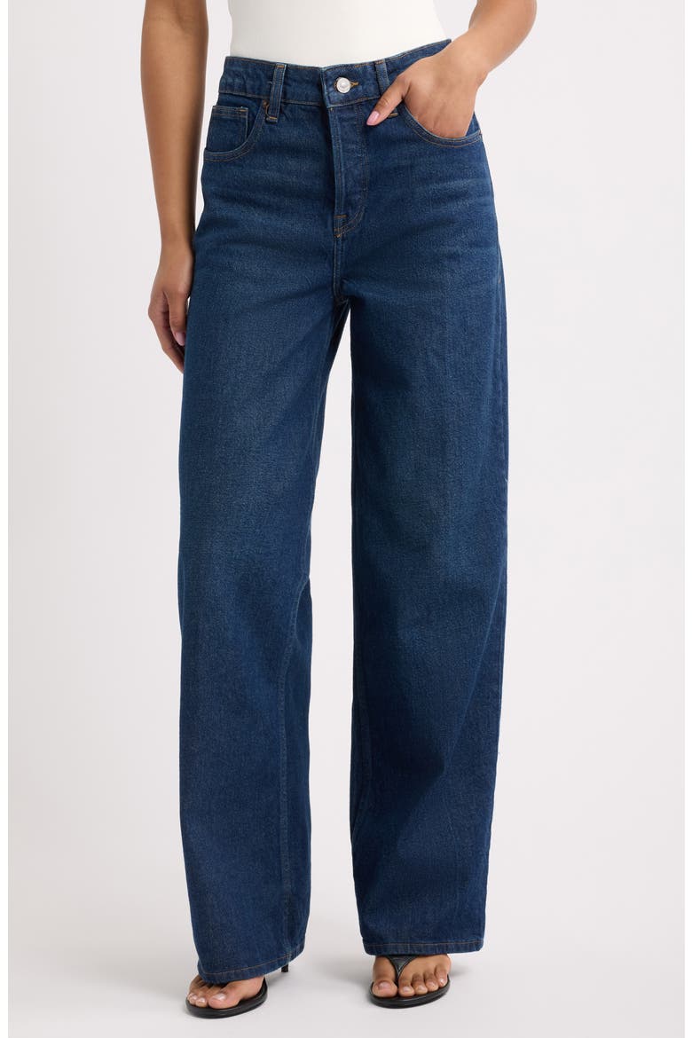 Vintage Wide Leg High Waist Jeans, Main, color, INDIGO1329