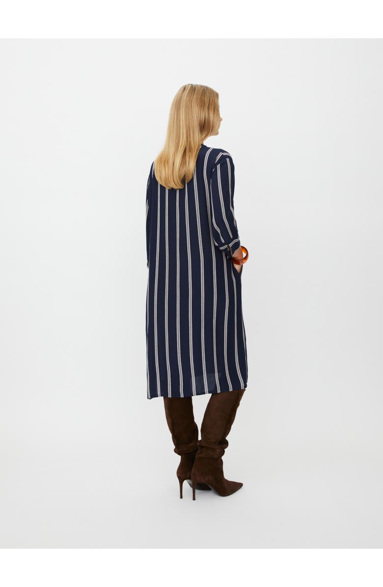 Masai Copenhagen MaNimes Striped Midi Dress, Alternate, color, Navy Blazer