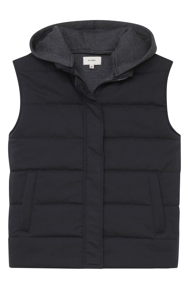 DL1961 Padded Puffer Vest, Alternate, color, Black Onyx