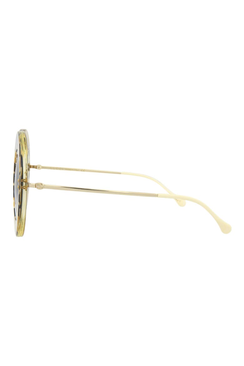 53mm Gradient Round Sunglasses, Alternate, color, YELLOW GOLD BLUE