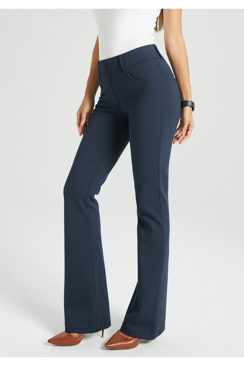 7 Pocket DPYP Dress Pant Yoga Pant Bootcut, Main, color, Navy