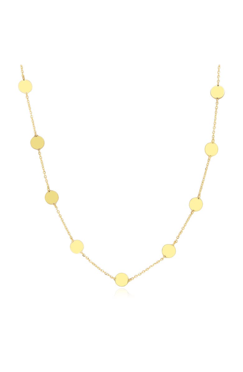 The Lovery Fine Jewelry Golden Bubble Chain Necklace, Main, color, Yellow Gold