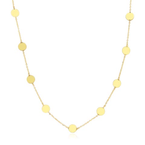 Golden Bubble Chain Necklace