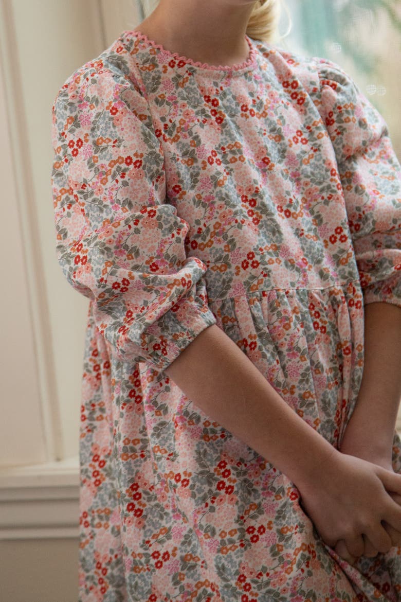 Phoebe Long Sleeves Dress, Alternate, color, Pixie Blooms