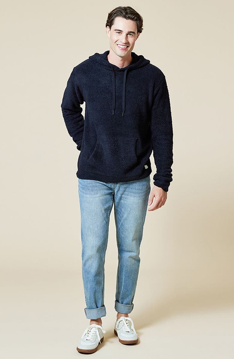 Softies Ultra-Soft Men's Marshmallow Hooded Sweatshirt, Main, color, Black