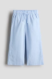 H&M Linen-blend Drawstring Trousers