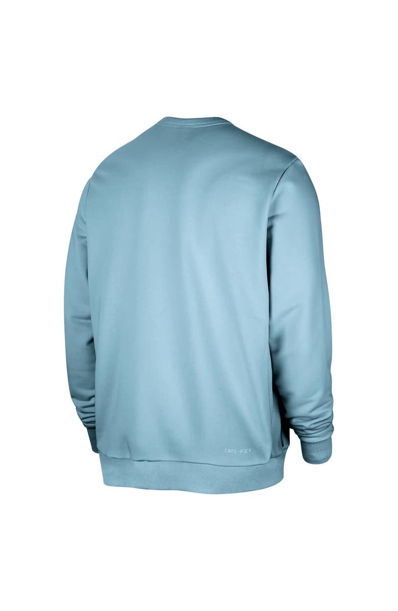 Nike Men's Nike Light Blue New York Knicks Courtside Standard Issue Performance Pullover Sweatshirt, Alternate, color, Light Blue