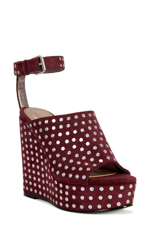 Mirova Studded Wedge Sandal