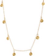 Kiara by Ki-Ele Audrey Disc Charm Choker Necklace