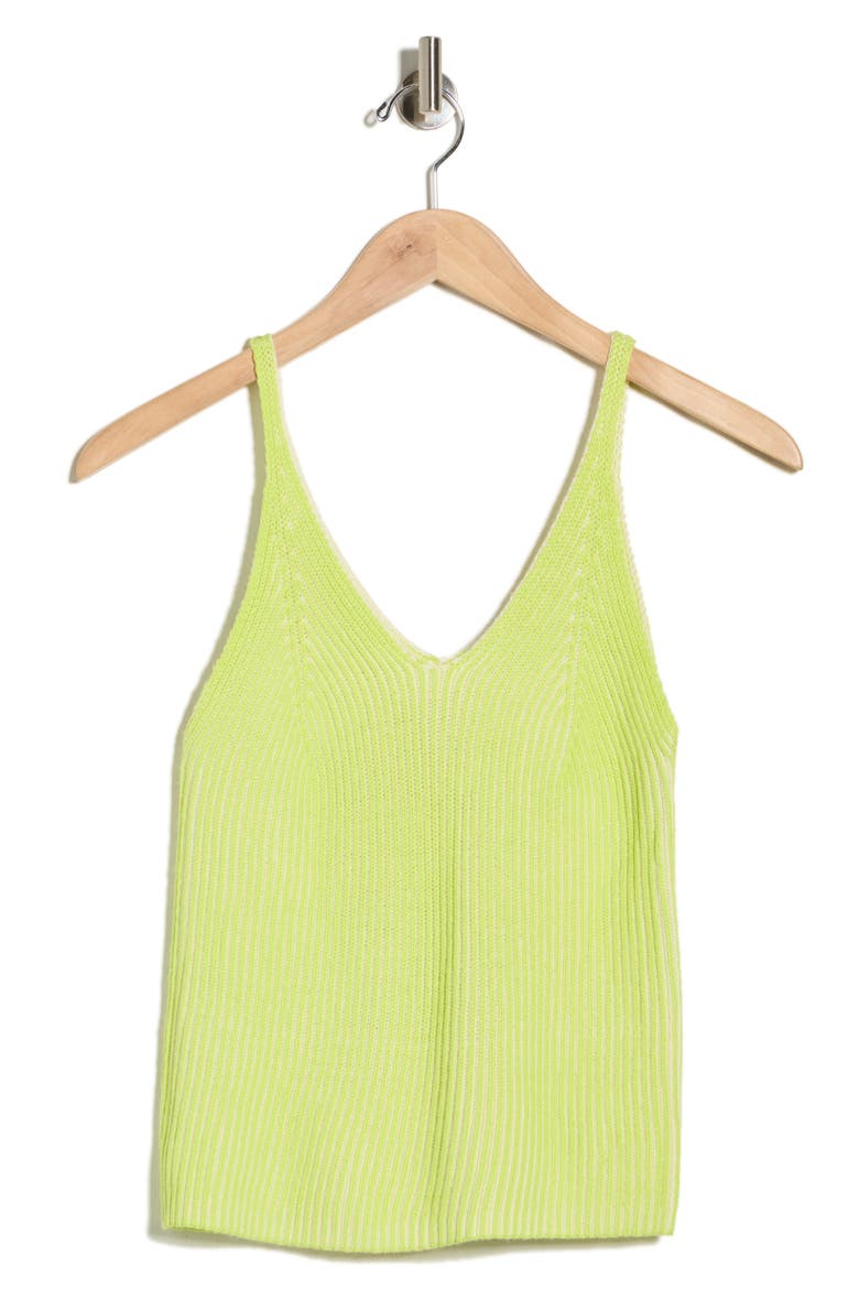 Edith Knit Tank, Main, color, CITRON VERT