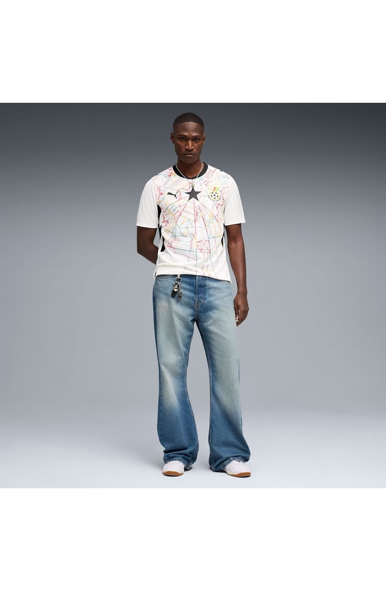 PUMA Men's Puma  White Ghana National Team 2026 Home Replica Jersey, Alternate, color, White