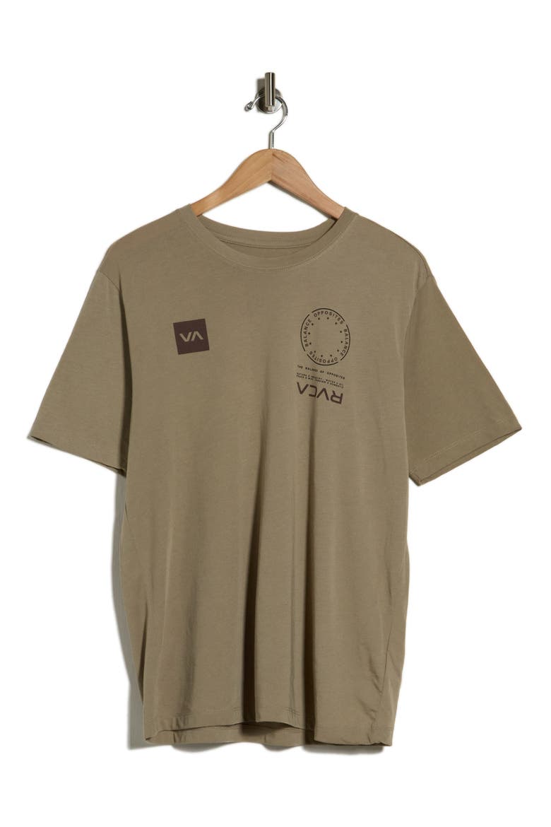 VA Mark Performance Graphic T-Shirt, Main, color, COVERT GREEN