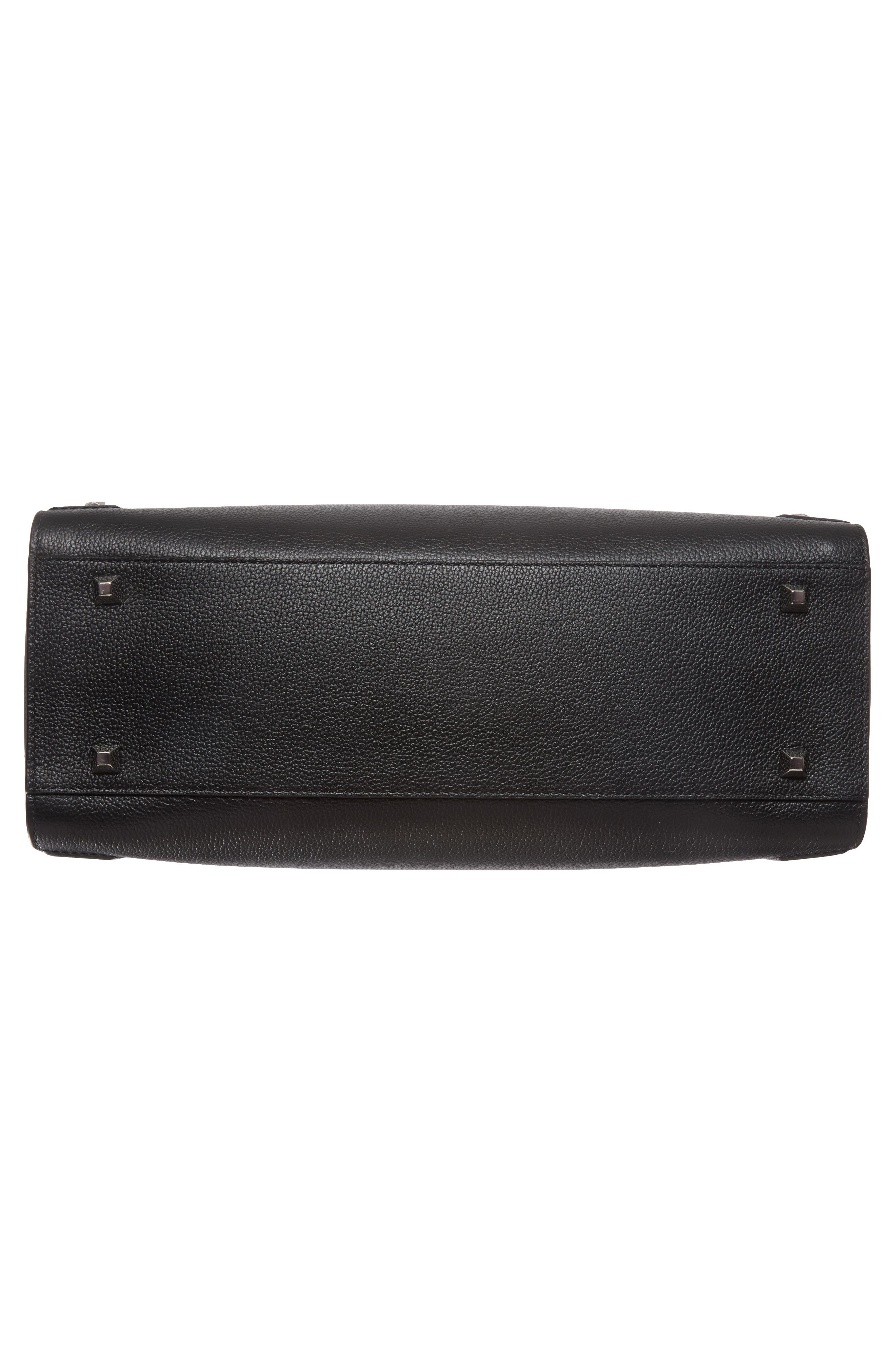 MCM Large Catherine Leather Tote, Alternate, color, 