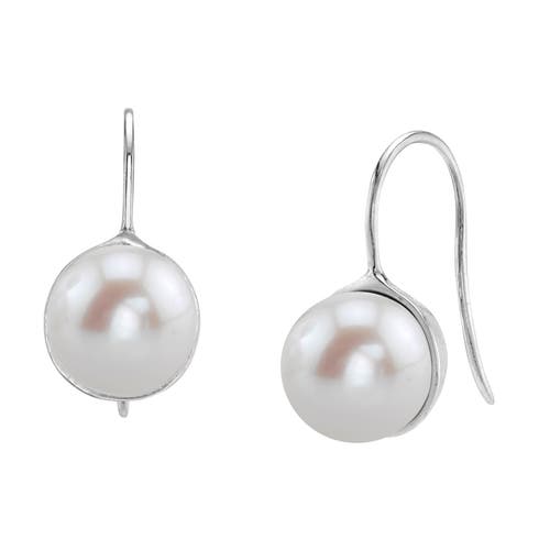 The Pearl Source Freshwater Pearl Harriett Earrings In Gold