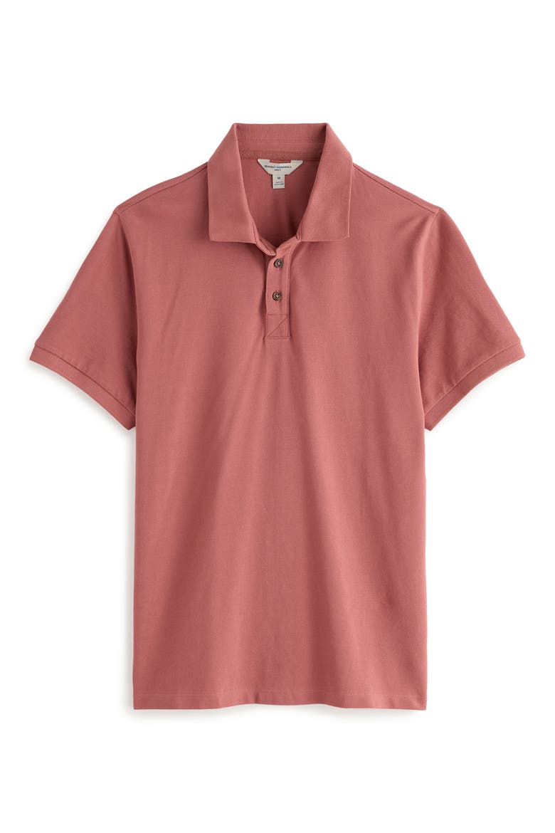Balefire Organic Cotton Polo, Alternate, color, ROSE DEW