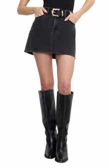 Good American '90s Denim Miniskirt