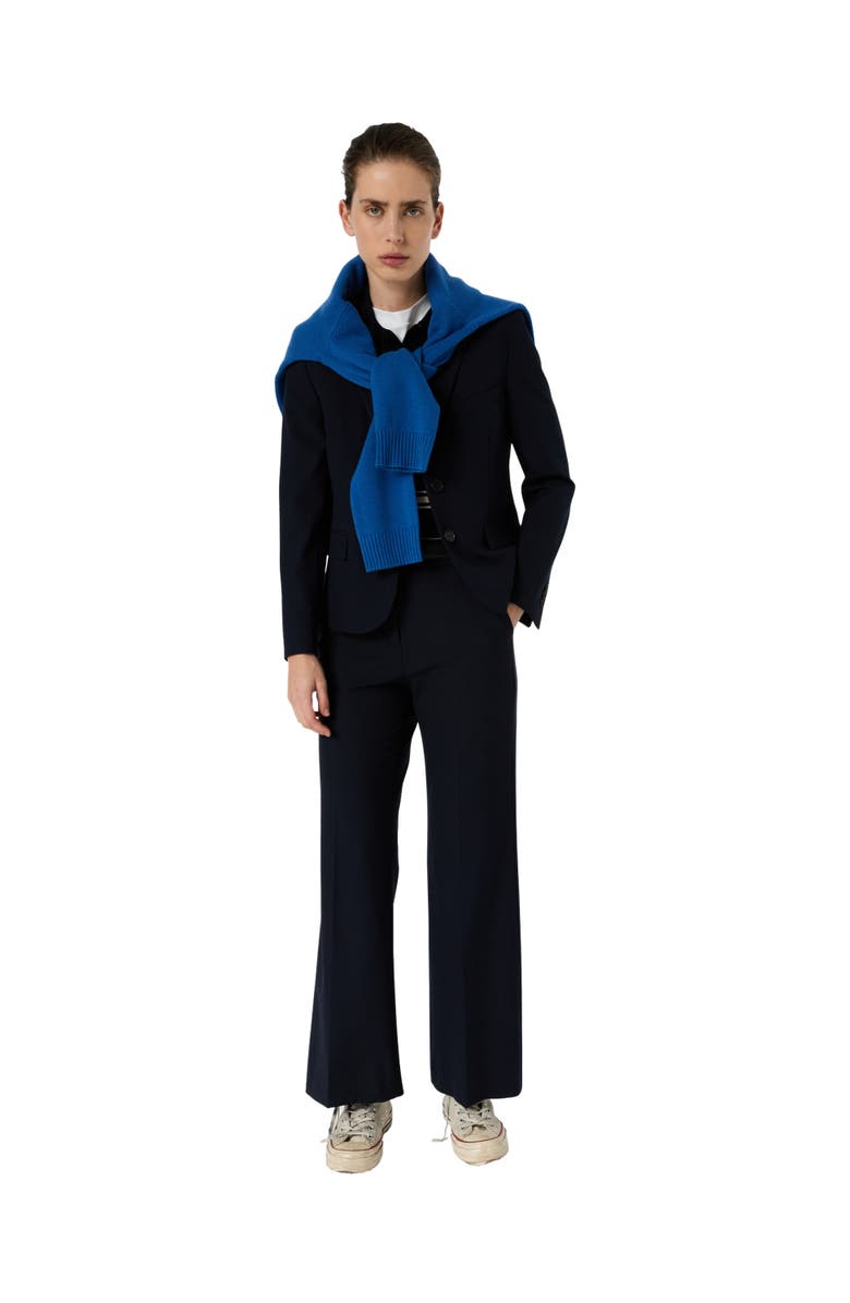 GERARD DAREL Tayana Single Breasted Tailored Blazer, Alternate, color, Navy Blue
