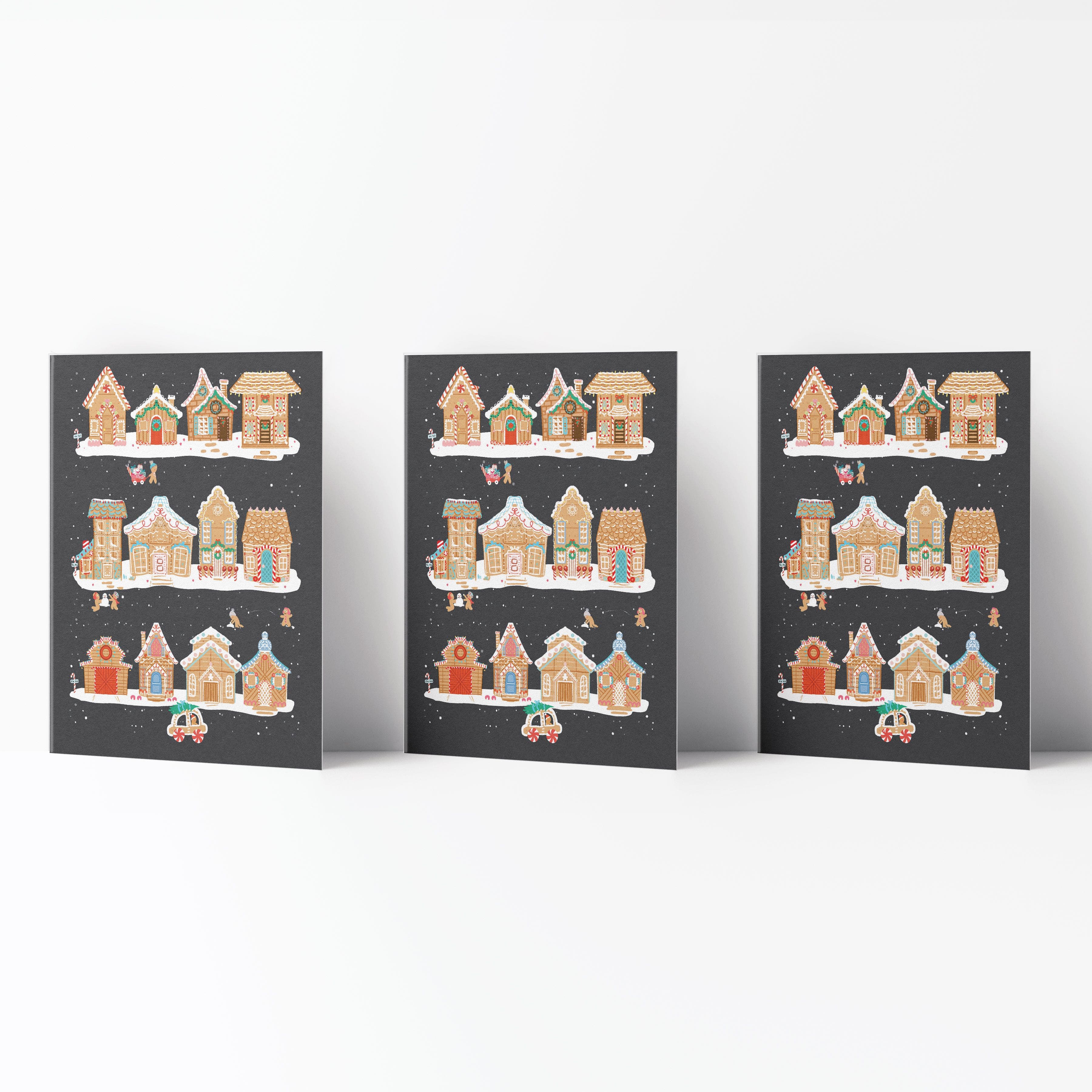 selected Gingerbread Town 3-pack