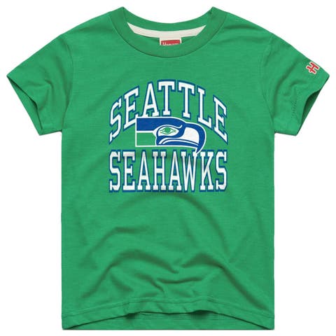 Youth Homage  Green Seattle Seahawks Arch Tri-Blend T-Shirt