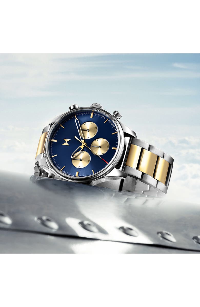 MVMT Airhawk Chronograph Bracelet Watch, 42mm, Alternate, color, 