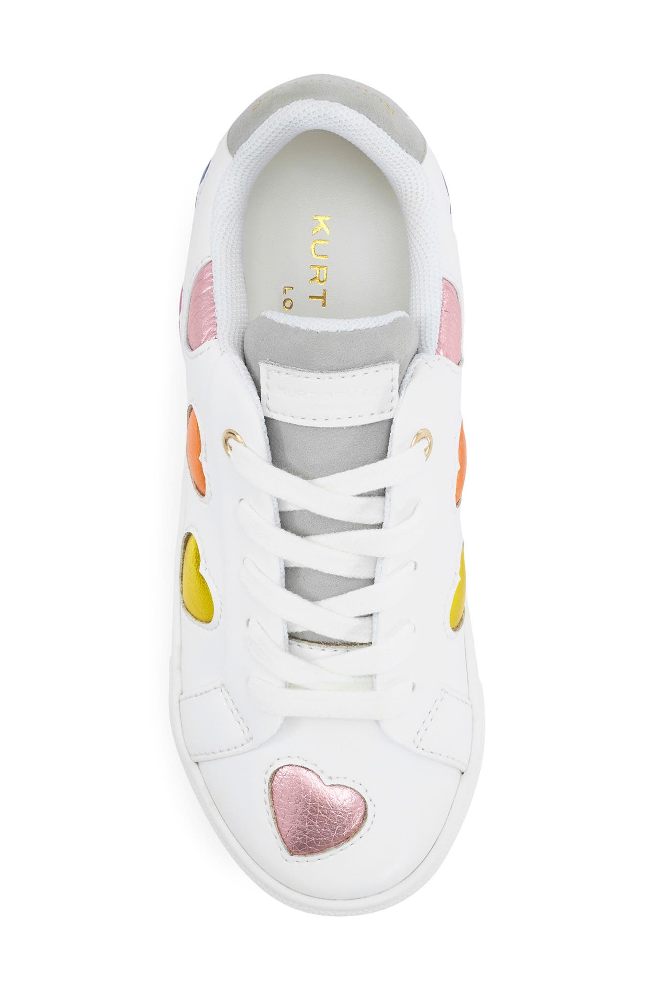 Kurt Geiger London Mini Lane Love Sneaker, Alternate, color, White