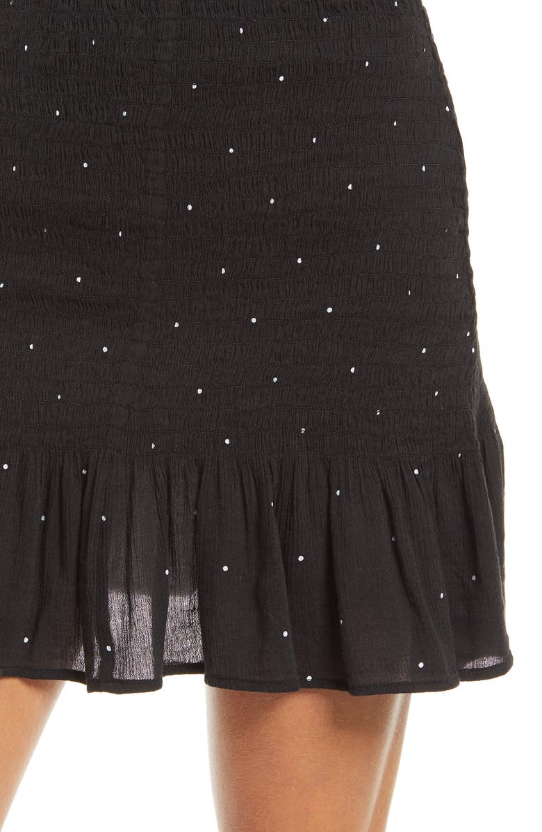 BP. Smocked Miniskirt, Alternate, color,